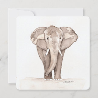 Elefant brevpapper julkort