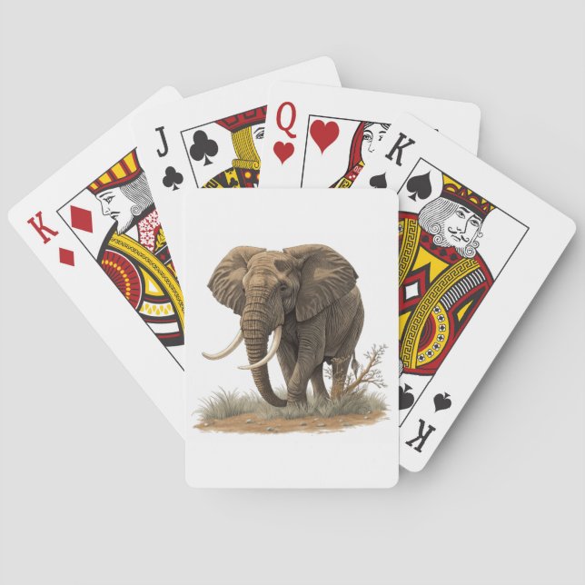 Elefant Casinokort (Baksidan)