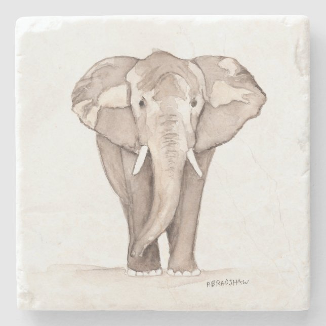 elefant coaster stenunderlägg (Framsidan)