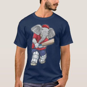Elefant Cricket Cricketträ Sport T Shirt