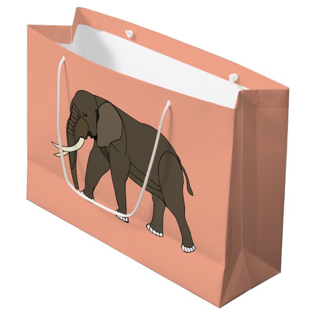 Elefant Djur (Framsidan Vinklad)