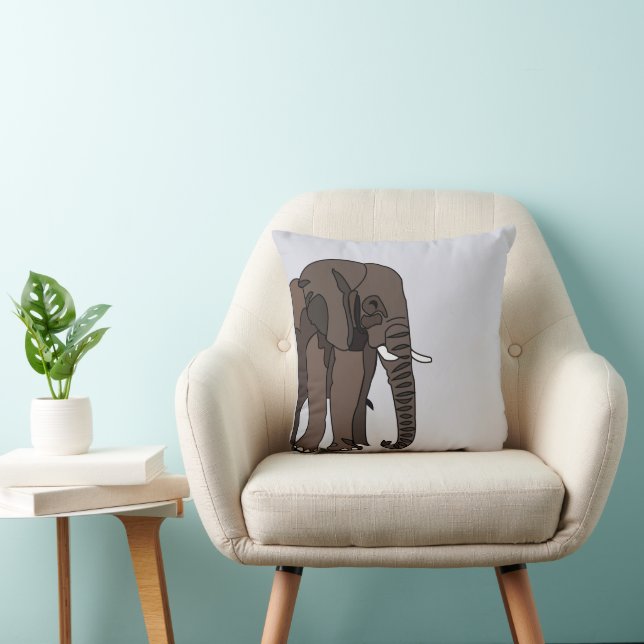 Elefant Djur Elefant Kudde (Stol)