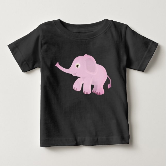 Elefant, Djur, Natur T Shirt (Framsida)