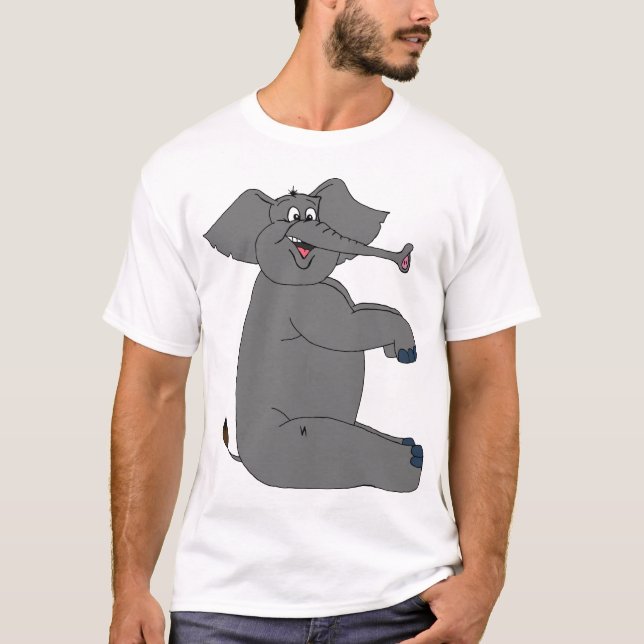 Elefant E T Shirt (Framsida)
