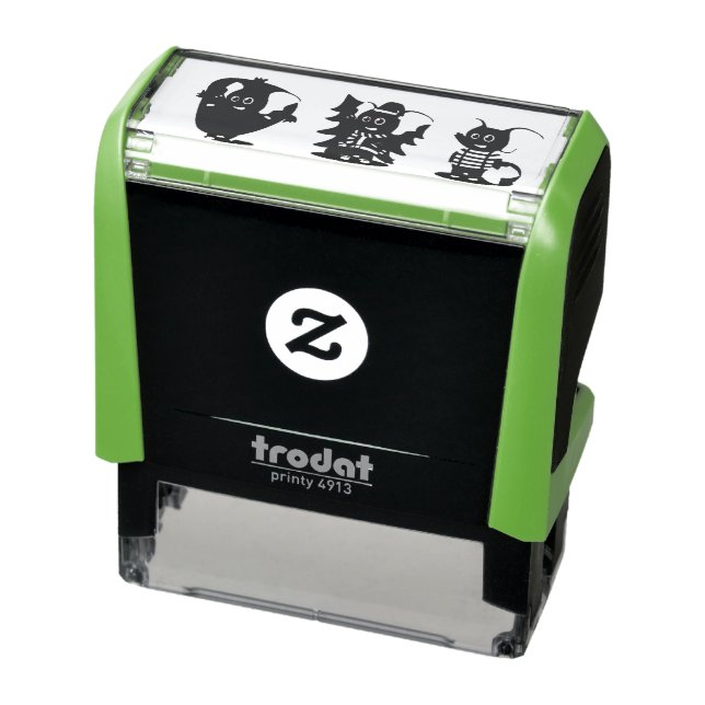 elefant-elefant-killingar självfärgande stämpel (Produkt)