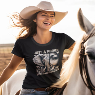 Elefant Embrace in Artistic Fusion T Shirt