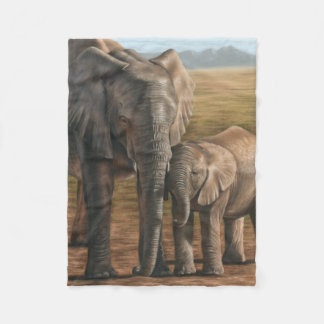 Elefant Fleecefilt