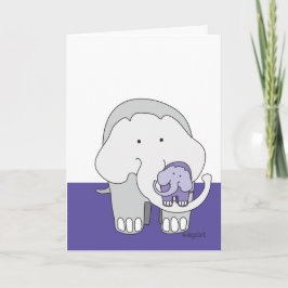 Elefant Födelsedags Kort