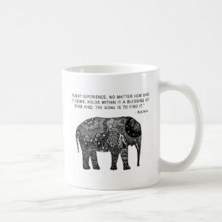 Elefant för Buddha Hennavishet Kaffemugg