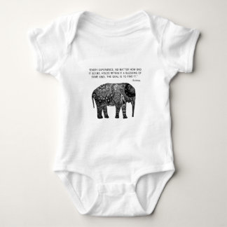 Elefant för Buddha Hennavishet T-shirt