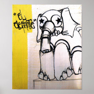 Elefant för Poe Dis Poster