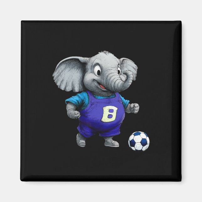 Elefant Fotåterfyllare Elefant  Magnet (Framsidan)