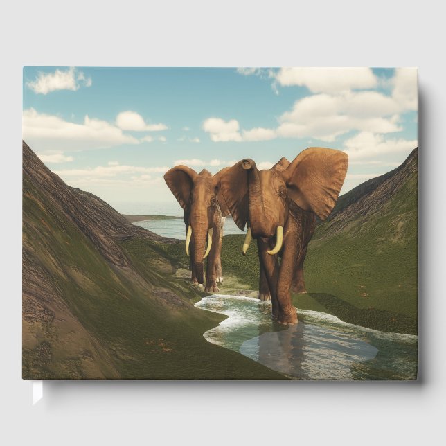 Elefant Gästböcker (Framsida)