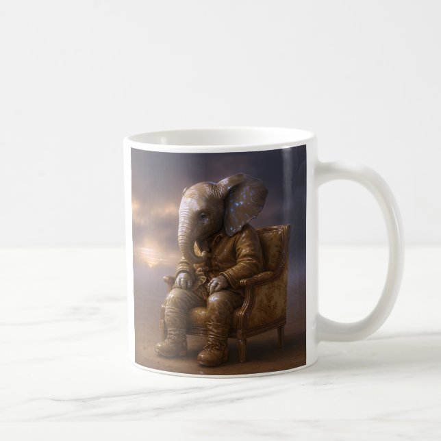 Elefant Gentleman Kaffemugg (Höger)