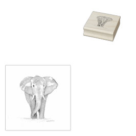elefant gummistämpel stämpel