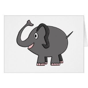 elefant hälsningskort