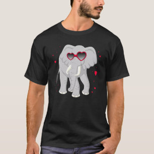 Elefant Hjärt Glasögon Barn Elefant Tröja Valenti