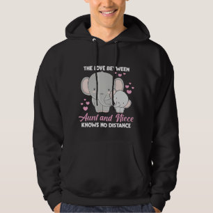 Elefant-hjärtan i familjen Moster och Niece Kärl Hoodie