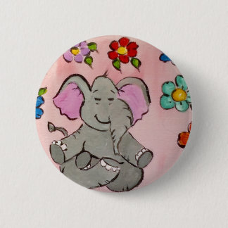 Elefant i meditation knapp