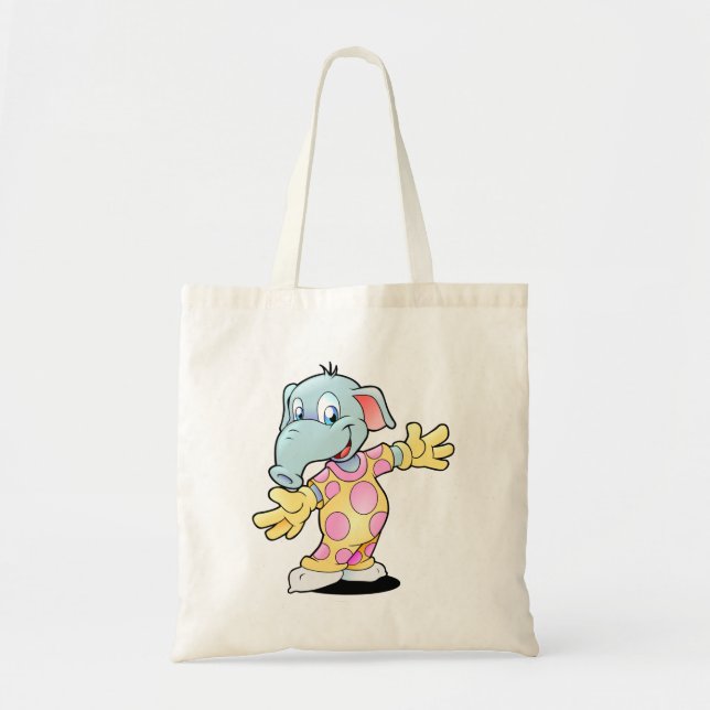 Elefant i pyjamas tygkasse (Framsidan)