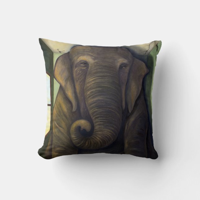 Elefant i rummet kudde (Framsida)