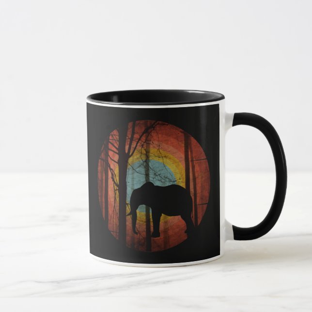 ELEFANT I SKOGEN MUGG (Höger)