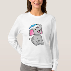 elefant i Stänk med Vatten T Shirt