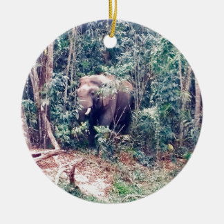 Elefant i Thailand Julgransprydnad Keramik