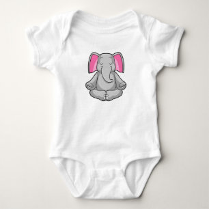 Elefant i Yoga i Kor-legged T Shirt