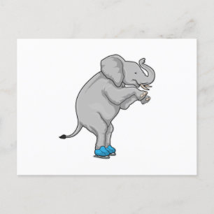 Elefant Isdans Isrinkor Vykort
