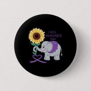 Elefant Jag Kommer Minnas För Dig Sunflower Heimer Knapp