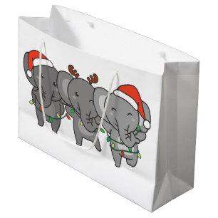 Elefant jul-djur Cute Large Gi