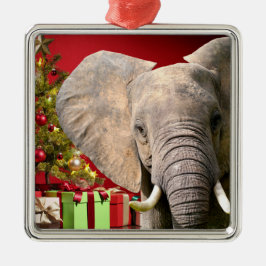 Elefant jul Greetings Julgransprydnad Metall