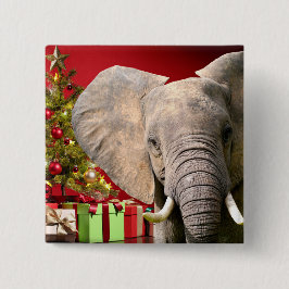 Elefant jul Greetings Knapp