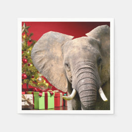 Elefant jul Greetings Pappersservett