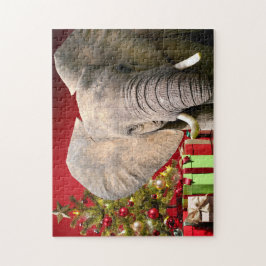 Elefant jul Greetings Pussel