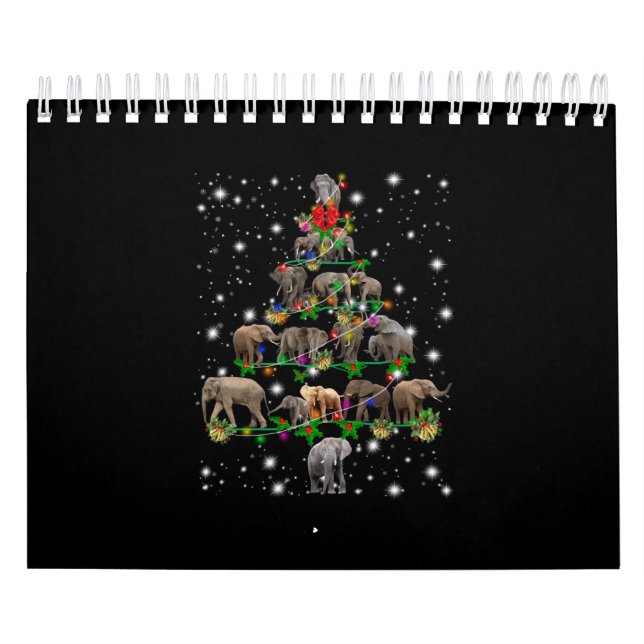 Elefant Julgran som omfattas av Flashlight Kalender (Omslag)