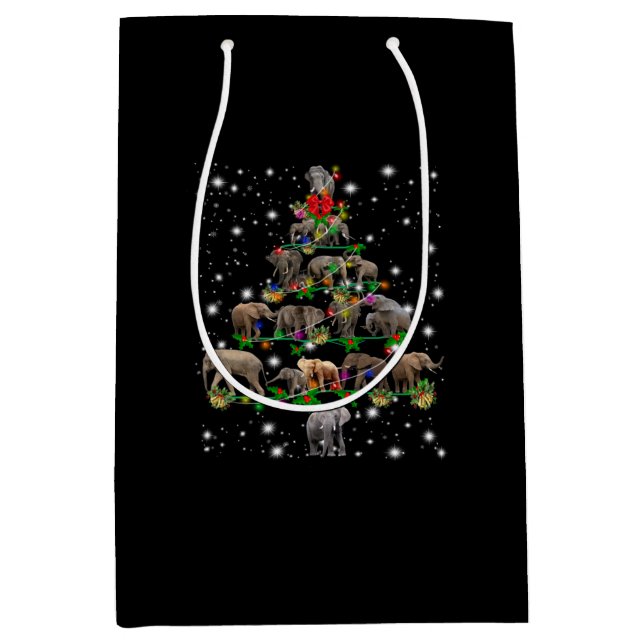 Elefant Julgran som täcks av Flashlight (Framsidan)