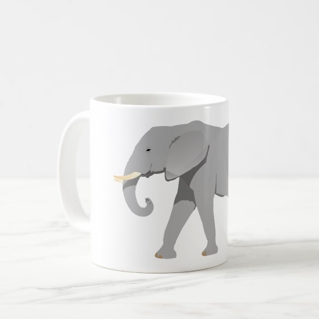 elefant kaffemugg (Framsida vänster)