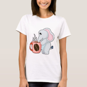 Elefant Kaffemugg T Shirt