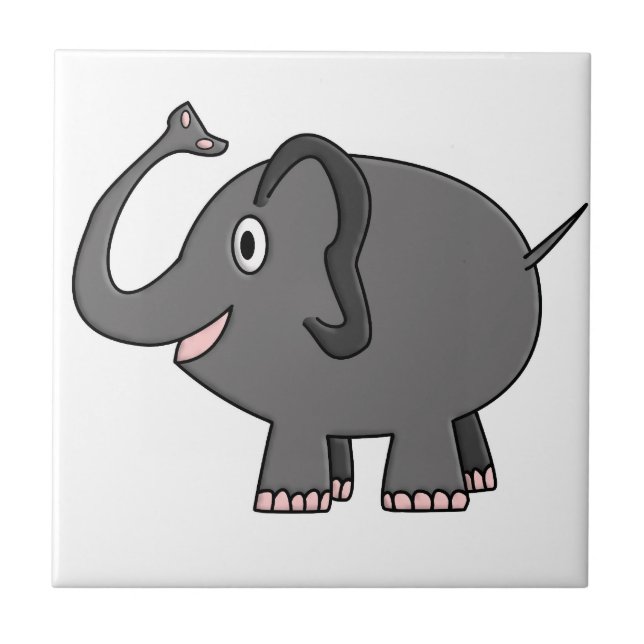 elefant kakelplatta (Framsidan)