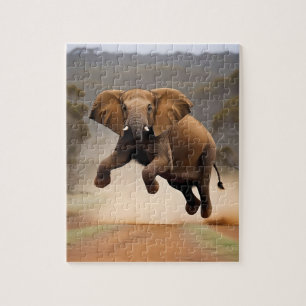 Elefant Känguru hopp, Pussel