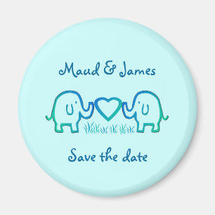 elefant kärlek magnet
