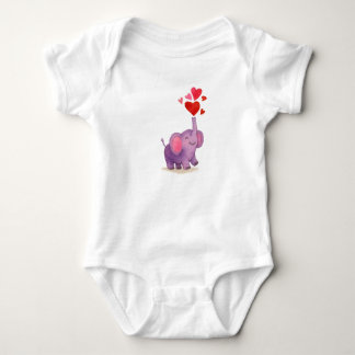 Elefant kärlekshjärta t shirt