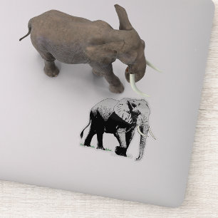 Elefant Klistermärken