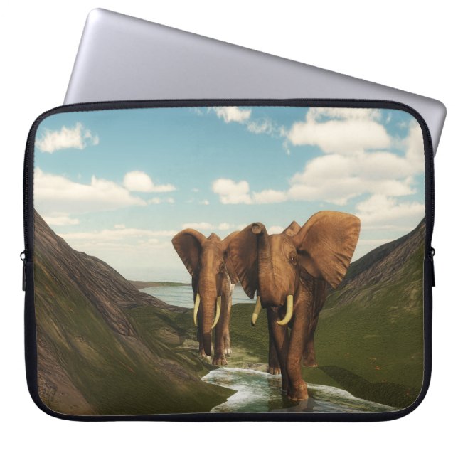 Elefant Laptop Fodral (Framsidan)