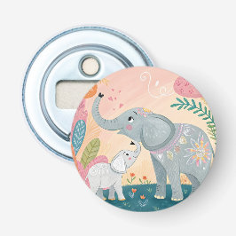 Elefant Mamma och Bebis Flasköppnare