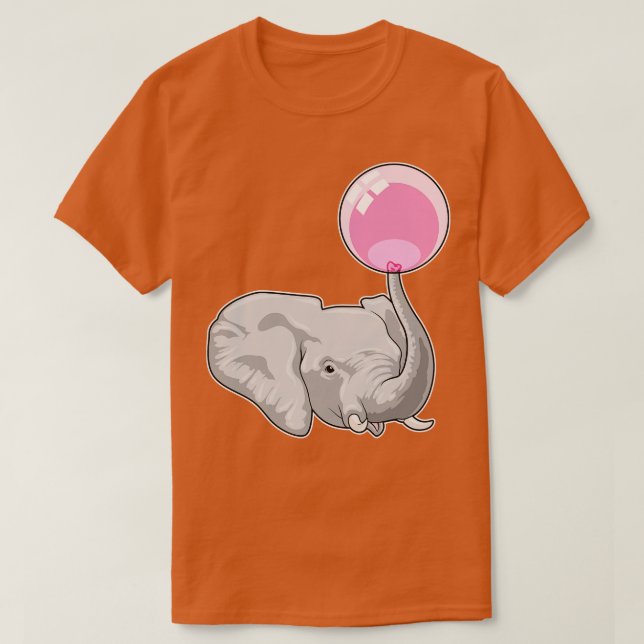 Elefant med ballon t shirt (Design framsida)