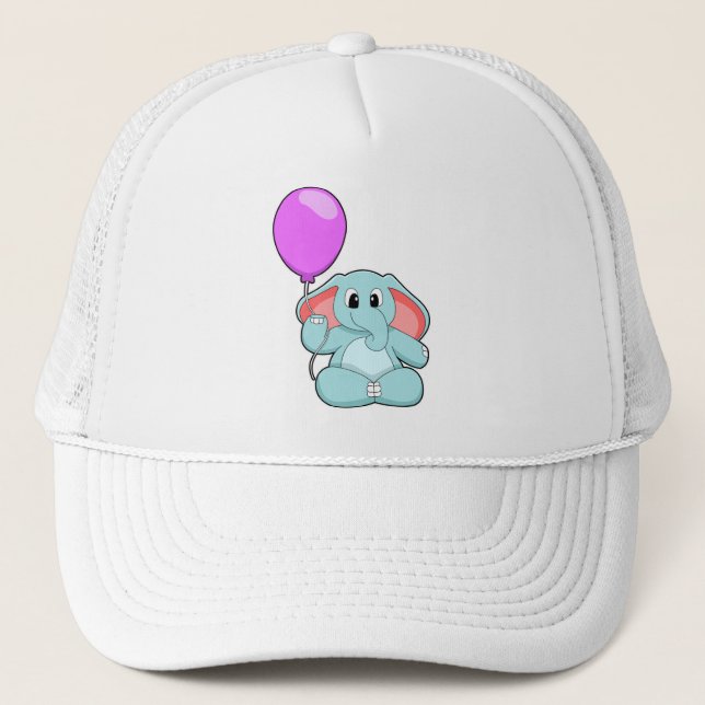 Elefant med Balloon Keps (Framsida)