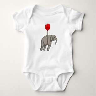 Elefant med Balloon T Shirt